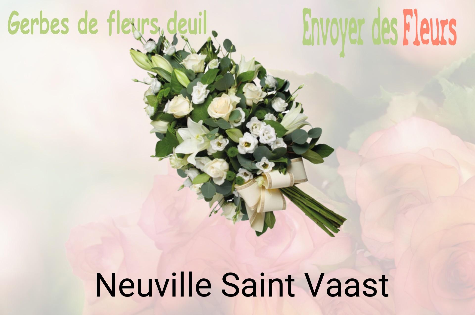 Gerbe de fleurs de deuil livrée à Neuville-Saint-Vaast